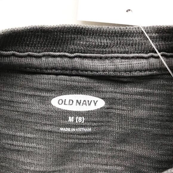 Old Navy NWT gray boxy t-shirt M(8Y) - Picture 4 of 5